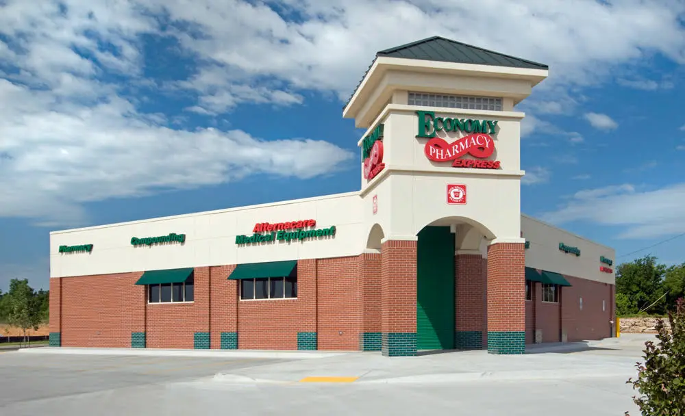 Street view of the Economy Pharmacy Express Tulsa storefront on East 91st Street