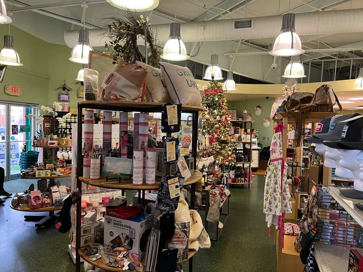 Gift department displays at Economy Pharmacy Tulsa